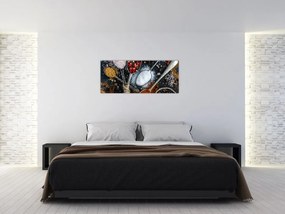 Tablou cu condimente (120x50 cm)