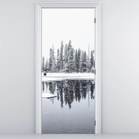 Fototapet pentru ușă - A fost alb... (95x205cm)