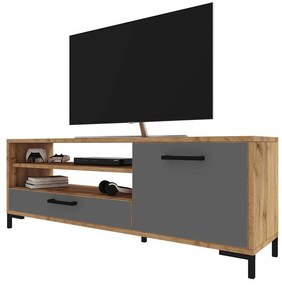 Dulap TV Cascade (stejar lancaster + gri). 1098747