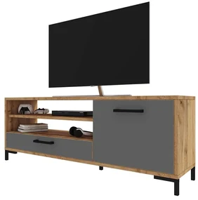 Dulap TV Cascade (stejar lancaster + gri). 1098747