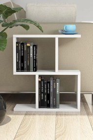 Masuta de cafea laterala, Zet Homs, alb, 51 x 45 x 17 cm, PAL 18 mm