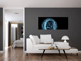 Tablou cu picături de gheață (120x50 cm)