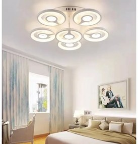 Lustra Led Cu Telecomanda, Esn6543 5-1-WH, 220w