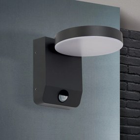 Aplica LED de exterior cu senzor de miscare IP54 HENDRYK antracit