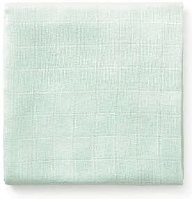 Set 3 museline 80 x 80 cm model panda - alb si verde Inter Baby