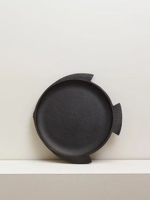 Tava servire, neagra, din aluminiu, D28cm, Fish