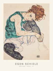 Artă imprimată Adele Herms (Special Edition Female Portrait) - Egon Schiele, (30 x 40 cm)