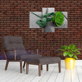 Tablou - Trandafir verde (90x60 cm)