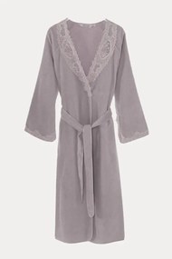 Halat elegant DESTAN de damă în cutie cadou M Violet / Liliac
