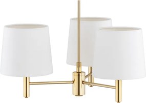 BRILAGI - Lustră pe tijă MONTE 3xE27/60W/230V crem/auriu