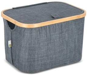 Cos pliabil NOLVIO 25 L, albastru-gri