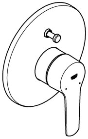 GROHE 23558002 - Baterie pentru cadă START, crom lucios