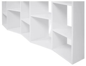 Bibliotecă albă 182x224 cm Valsa – TemaHome