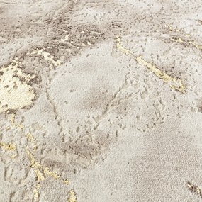 Covor Modern Living , Dormitor Dreptunghiular Marmara T160A Crem Gold (Alege dimensiunea: 80 x 150)