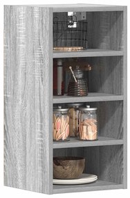 vidaXL Dulap suspendat “Riga”, gri sonoma, 30x29,5x60 cm