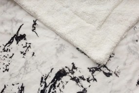 Pătură din microfibră cu lână sintetică