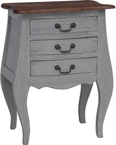 vidaXL Noptieră, 48x35x64 cm, lemn masiv de mahon