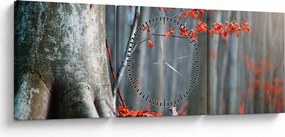 Tablou - Toamna (cu ceas) (90x30 cm)