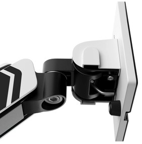 Suport dublu pentru monitoare de 49 de inchi, alb-negru X-Arm Dual RGB