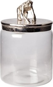 Borcan din sticla, cu capac din aluminiu, Monkey
