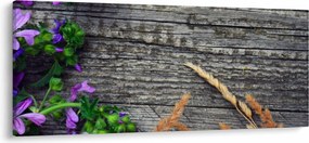 Tablou - flori de câmp (120x50 cm)