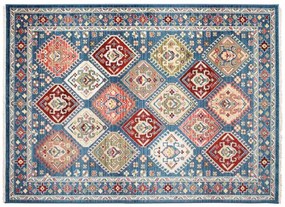 Covor de epocă de designer în albastru Lăţime: 120 cm | Lungime: 170 cm