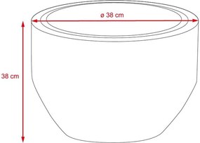 Ghiveci LILY antracit