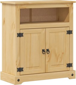 vidaXL Dulap de baie „Corona”, 70x33x80 cm, lemn masiv de pin