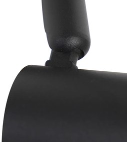 Sistem de șine modern cu 5 spoturi monofazate negru - Jeany