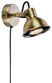 Aplică de perete în culoarea bronz Rocco – Markslöjd