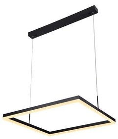 Lustră LED dimabilă pe cablu LED/55W/230V 3000-6500K + telecomandă
