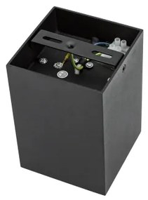 Spot CHLOE 1xGU10/50W/230V negru dreptunghiular