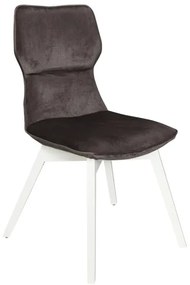 Set Masa Rotunda Cu 6 Scaune Demi New, Alb Si Natur