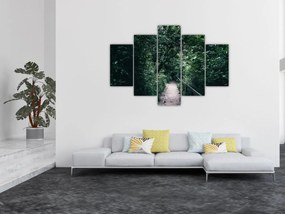 Tablou - Drumul prin pădure (150x105 cm)
