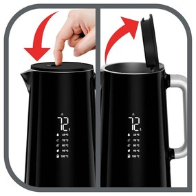 Cană electrică fierbător negru 1,7 l KO851830 – Tefal