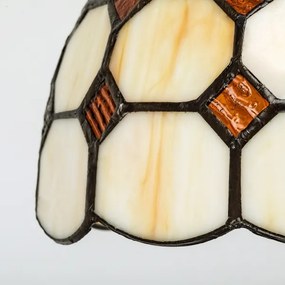 Brilagi - Aplică de perete Tiffany DORAN din vitralii, 1xE27/40W/230V