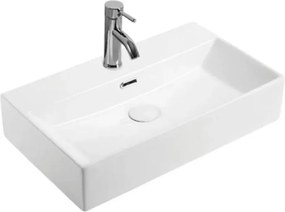 Lavoar pe blat Fluminia Pluto alb 60 cm