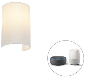 Lampă de perete inteligentă albă cu Wi-Fi A60 - Simple Drum Jute