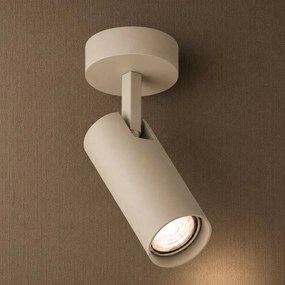 Spot aplicat directionabil cu bec GU10 Linca taupe