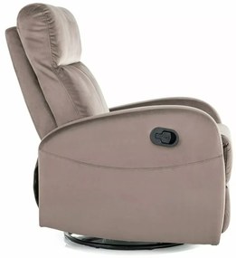 Fotoliu recliner Olimp velvet cappuccino Blu38