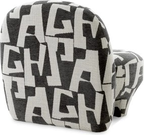 Fotoliu stil contemporan design LUX Lugo, Brooklyn black