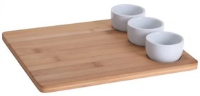 Set servire Sushi Saporo, bambus, 28x24 cm