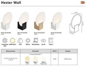 Aplica de perete baie LED Moodmaker IP44 Hester Marble