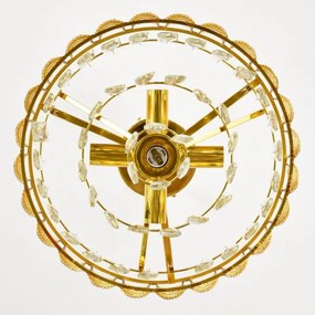 Brilagi - Lustră de tavan aplicată CRISTAL 5xE14/40W/230V Ø 38 cm