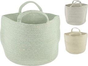 Cos de depozitare cu manere COTTON HAVEN 35x35 cm - mai multe culori Culoare: Šedozelená