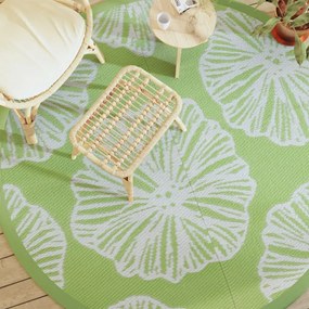 vidaXL Covor de exterior, ARAKIL verde, Ø200 cm, PP
