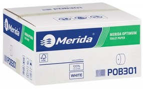 Hârtie igienică fără tub Optimum 12 cm, 18 role, albă
