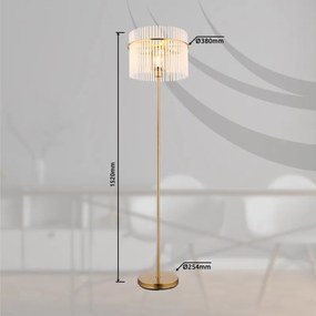 Lampadar, Lampa de podea GORLEY auriu