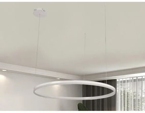 Lustră LED dimabilă pe cablu LED/55W/230V 3000-6500K + telecomandă