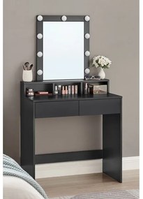 Masă de toaletă LADA neagră